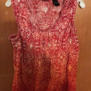 Axcess burnt orange tank top